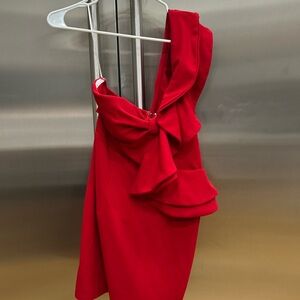 Hello Molly Vibrant Red Dress